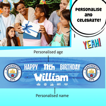 Bannière d’anniversaire – Manchester City