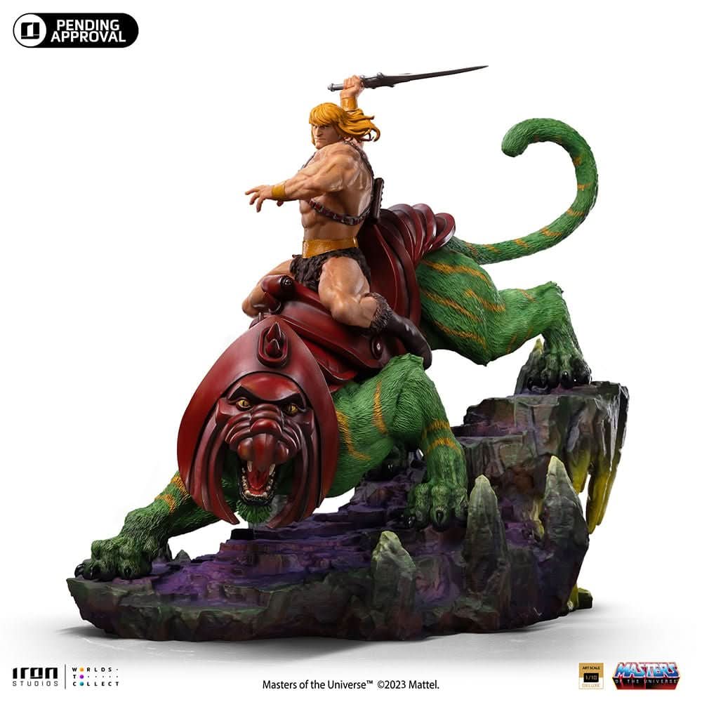 Statue He-Man and Battle Cat - Masters of the Universe - Art Scale 1/10