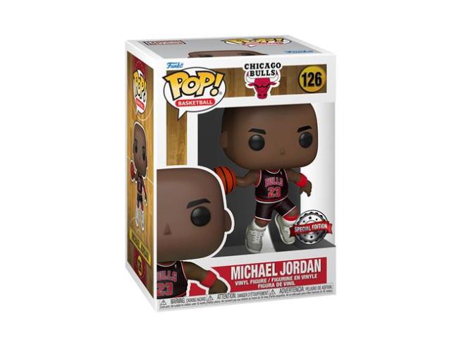 Michael Jordan avec Jordans (Blk Pinstripe Jersey)