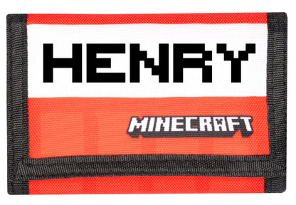 Minecraft Kids portefeuille – rouge