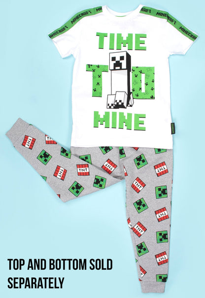 Pantalon de jogging Minecraft – gris Pattern