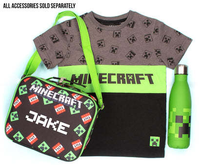 T-shirt Minecraft – Creeper T-shirt – gris