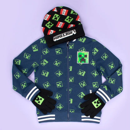 Ensemble bonnet et gants – Minecraft Set