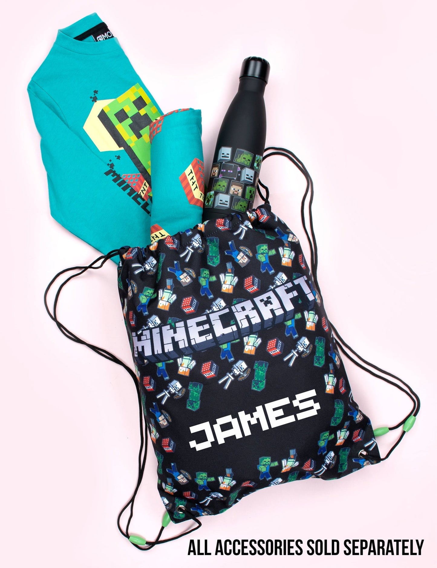 Pyjama Minecraft – bleu