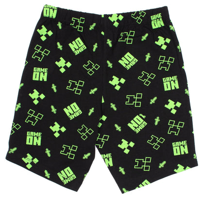 Pyjama Minecraft – Short Sleeve – vert