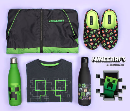 Gourde en acier inoxydable – Minecraft 550 ml – noir