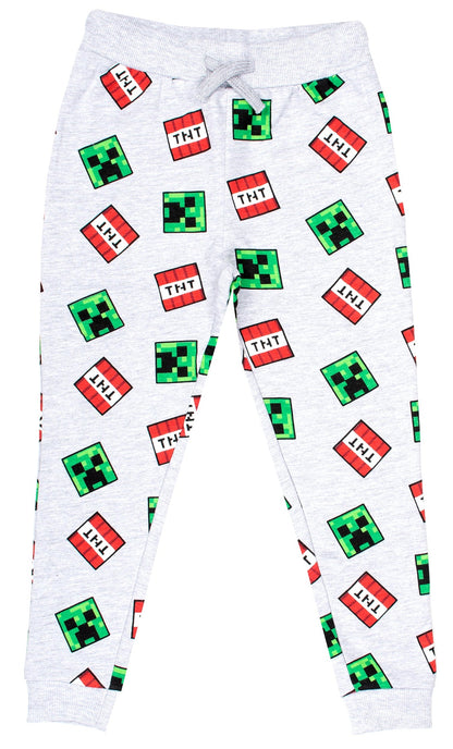 Pantalon de jogging Minecraft – gris Pattern