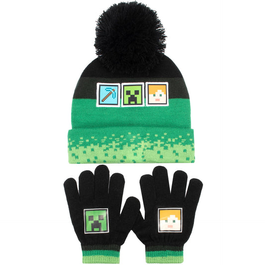 Ensemble bonnet et gants – Minecraft – Children's Set