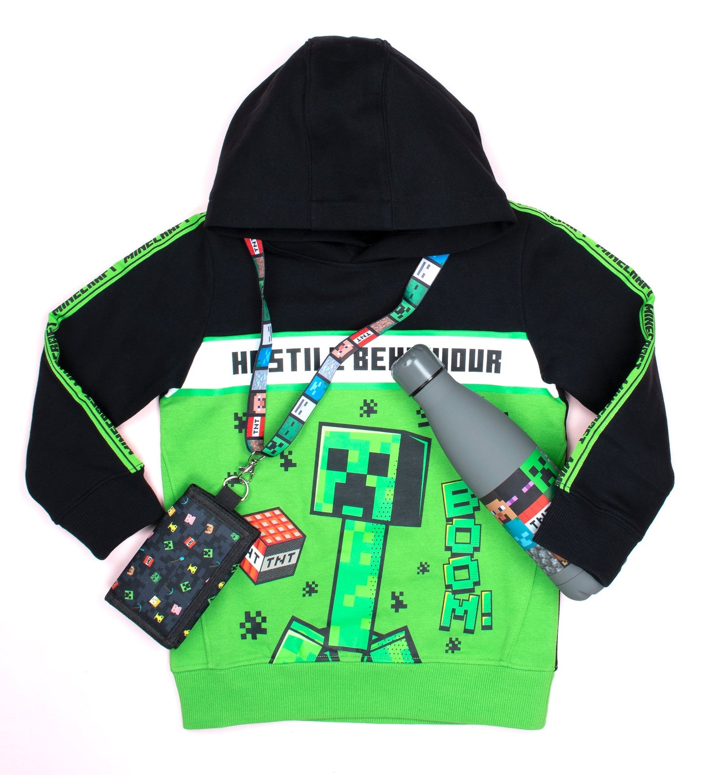Minecraft Kids portefeuille – noir Pattern