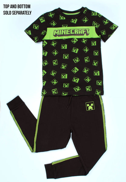T-shirt Minecraft – Creeper T-shirt – noir