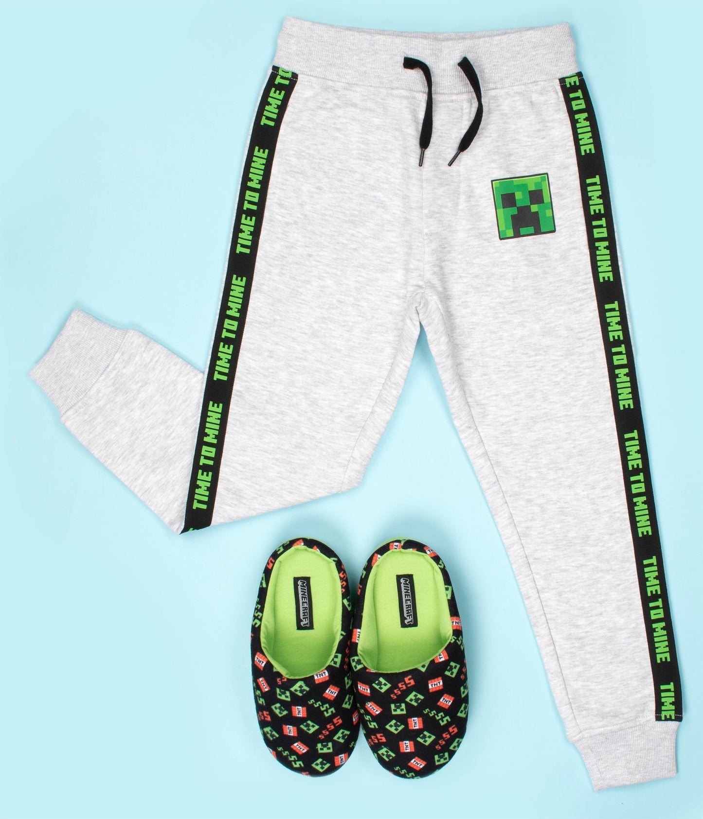 Pantalon de jogging Minecraft – gris