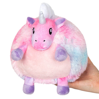 Peluche Mini Squishable – Bébé Licorne Barbe à Papa