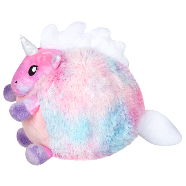 Peluche Mini Squishable – Bébé Licorne Barbe à Papa