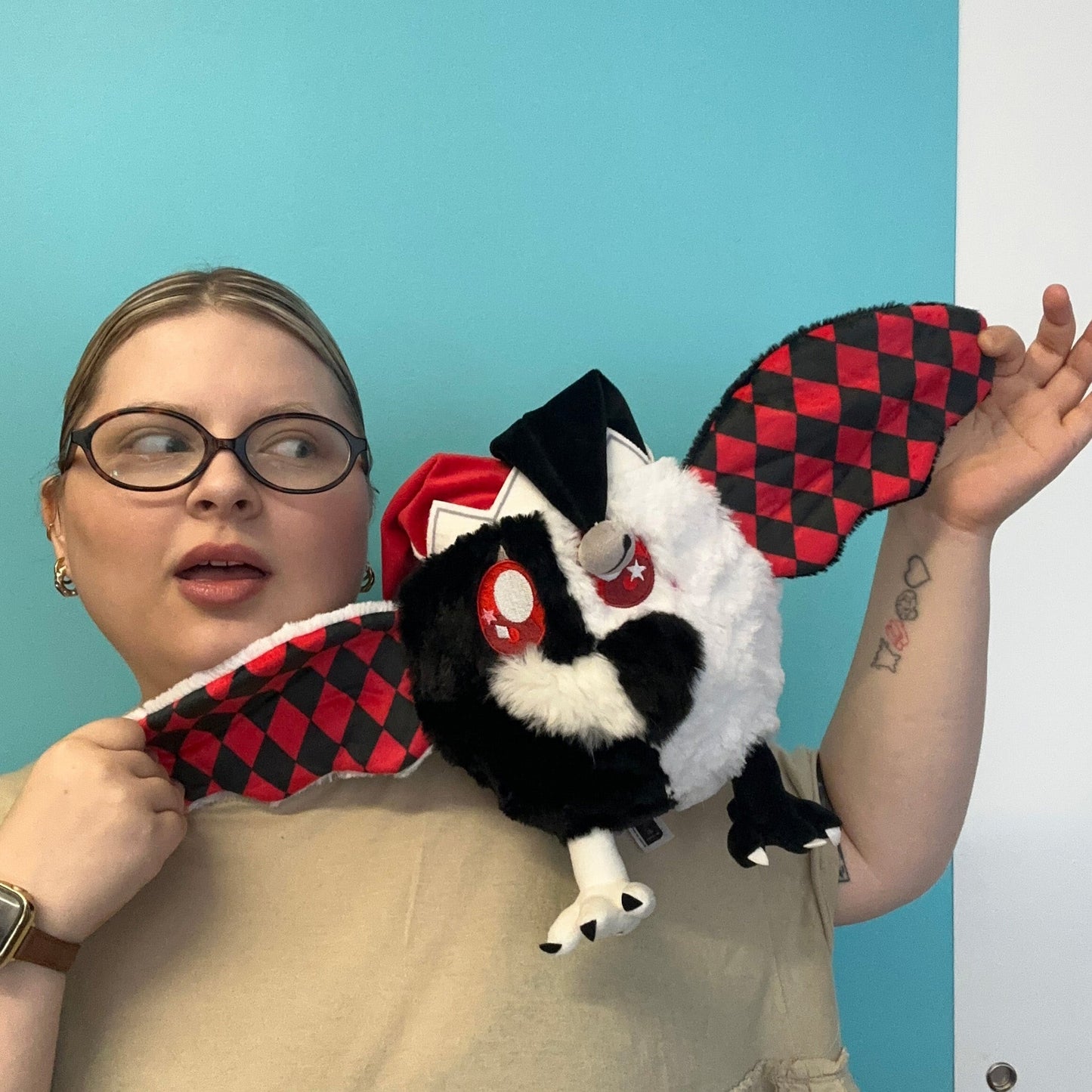 Mini Peluche Squishable – Mothman Bouffon