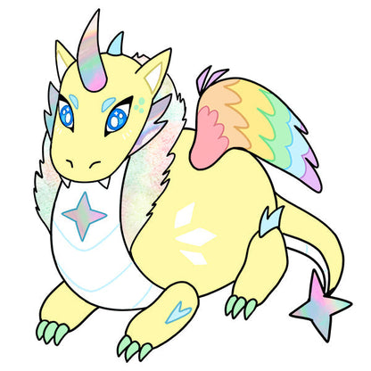 Peluche Mini Squishable – Dragon Prismatique