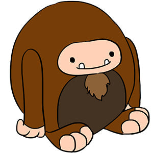 Peluche Mini Squishable – Bigfoot