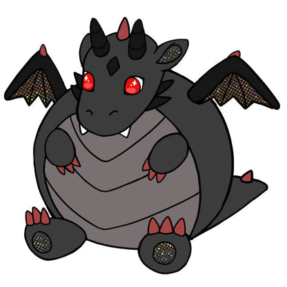 Peluche Mini Squishable – Dragon des Ombres