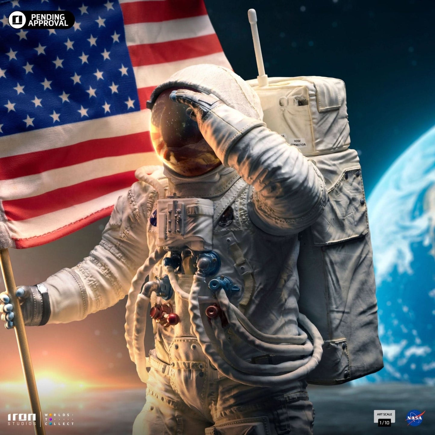 Statue Apollo 11 Astronaut - Nasa - Art Scale 1/10 - Alien