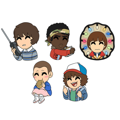 Stranger Things Pin Set