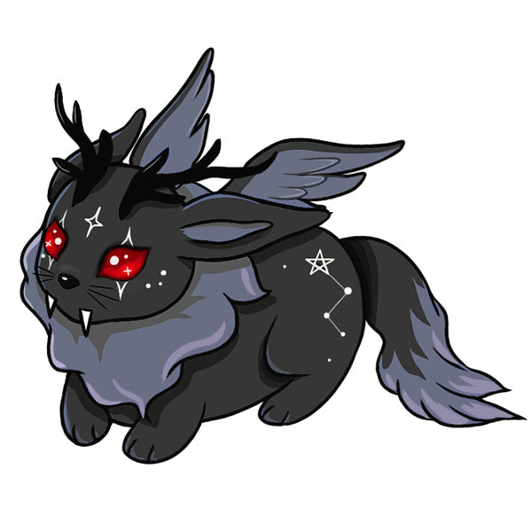 Peluche Mini Squishable – Wolpertinger Maléfique