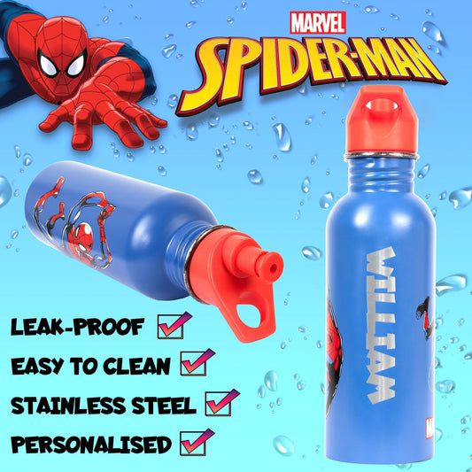 Stainless Steel Bottle - Blue Spider-Man Stainless Steel Bottle