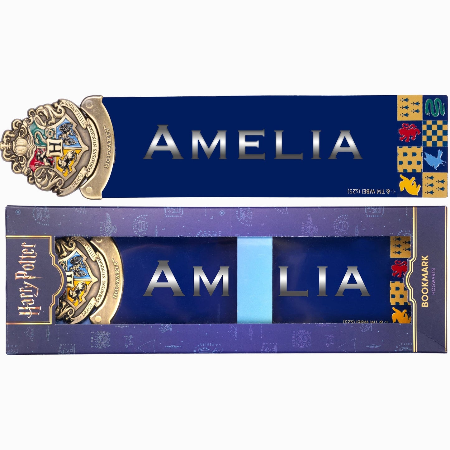 Marque-page Harry Potter – Crest Navy bleu