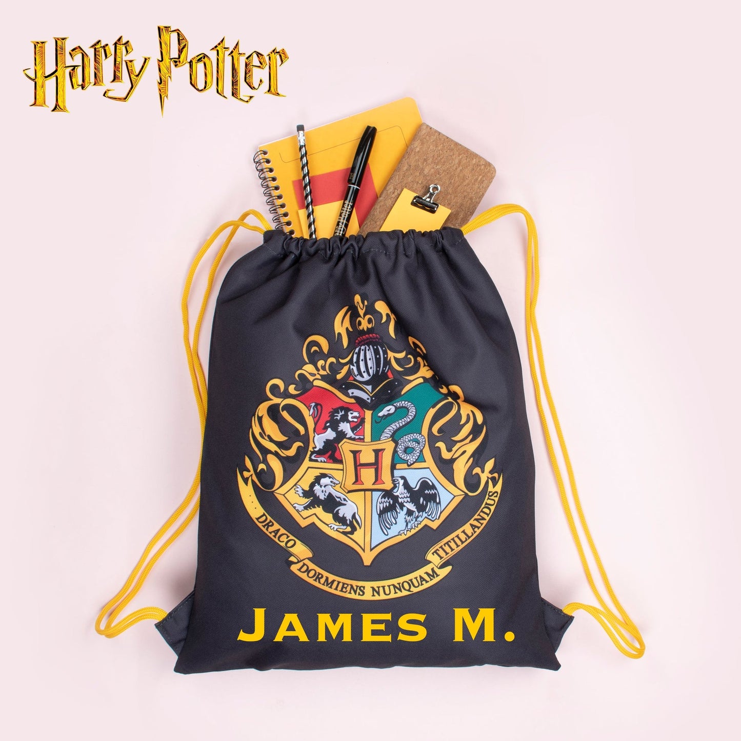 Sac à cordon – Harry Potter noir for