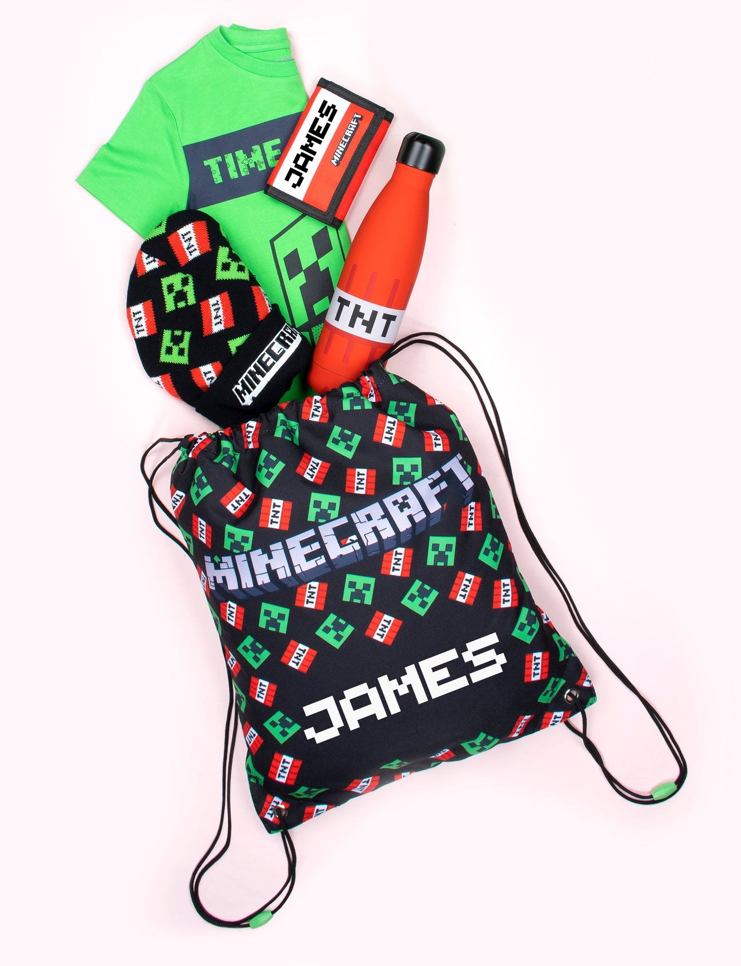 Minecraft Kids portefeuille – rouge