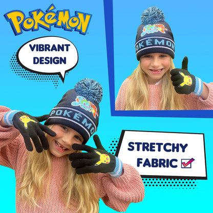 Ensemble bonnet et gants – Pokemon set