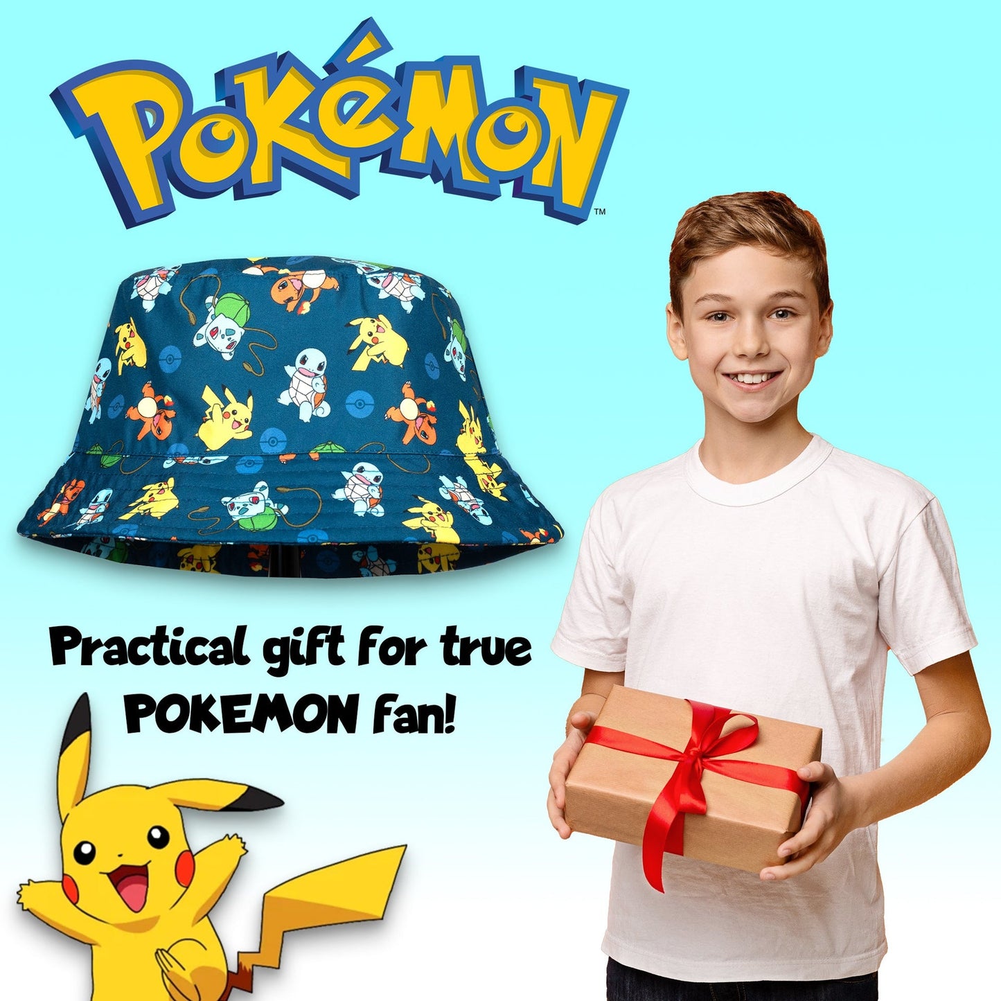 Casquette enfant – Pokemon Bucket Hat