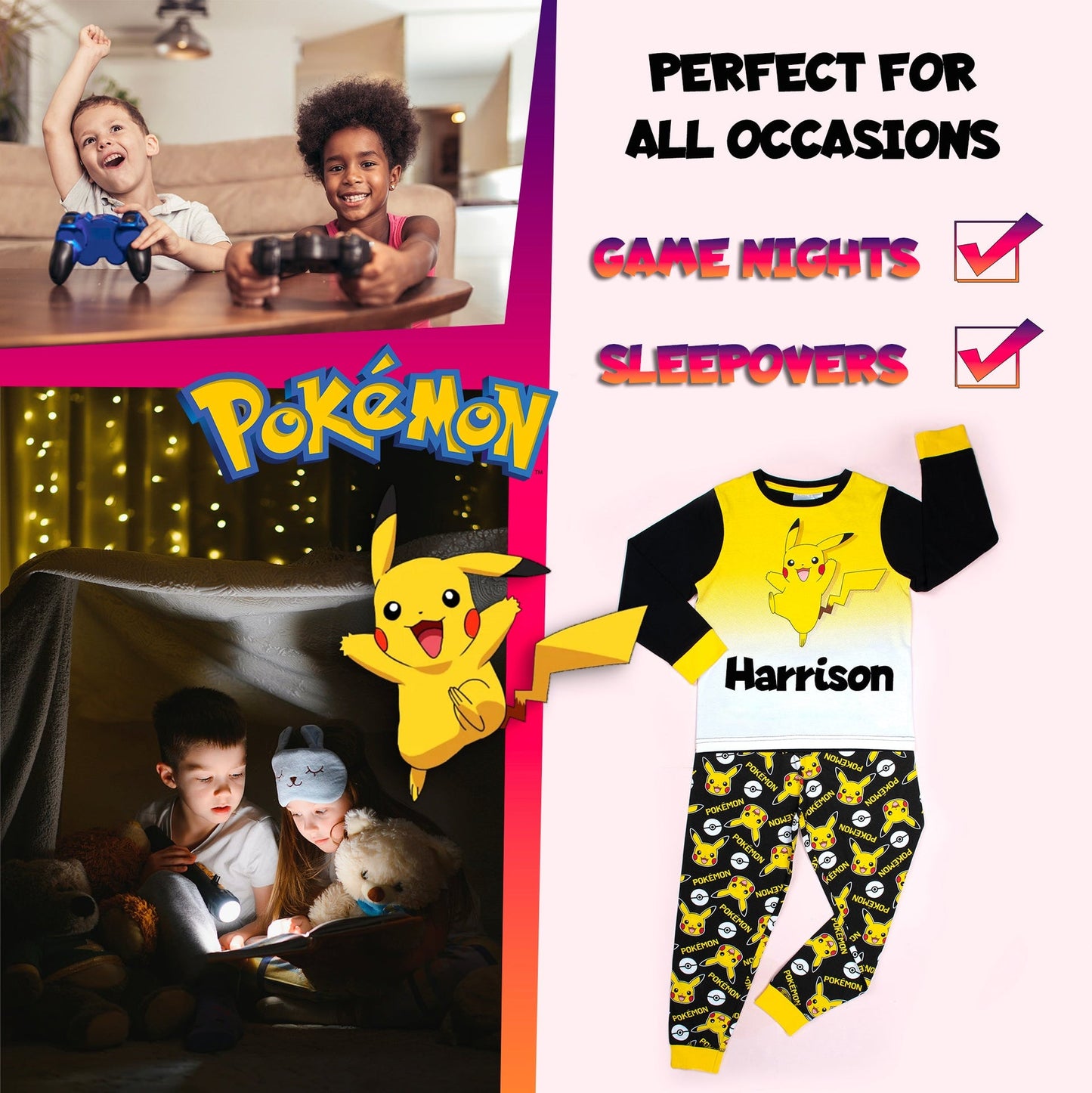 Pyjama – Pokemon – Pikachu