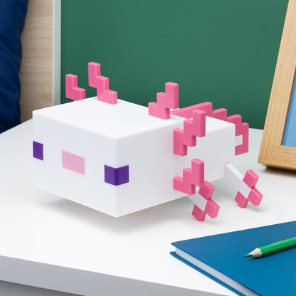Lampe Minecraft - Axolotl
