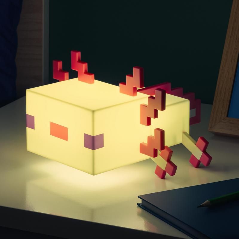 Lampe Minecraft - Axolotl