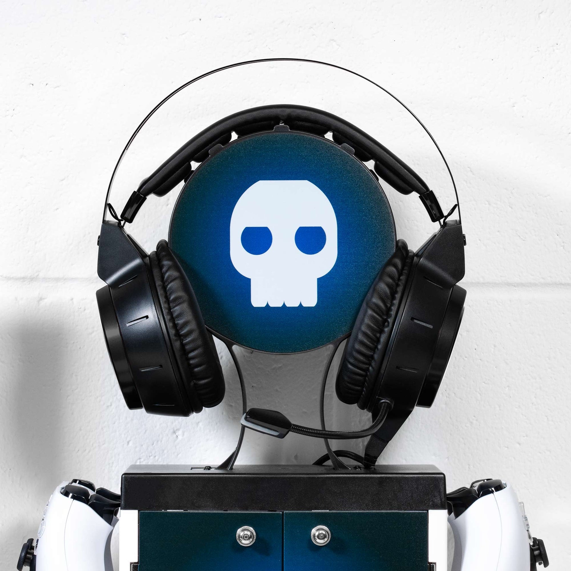 Casier Gaming Inspiration PS5 - Bleu et Blanc