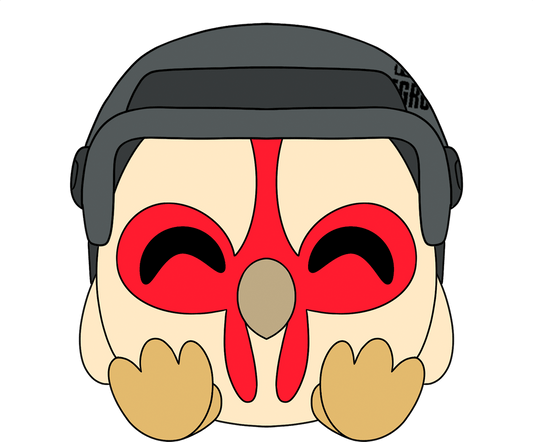 PUBG Chicken Stickie (6in)