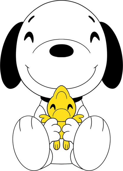 Peluche Snoopy et Woodstock Peanuts Youtooz