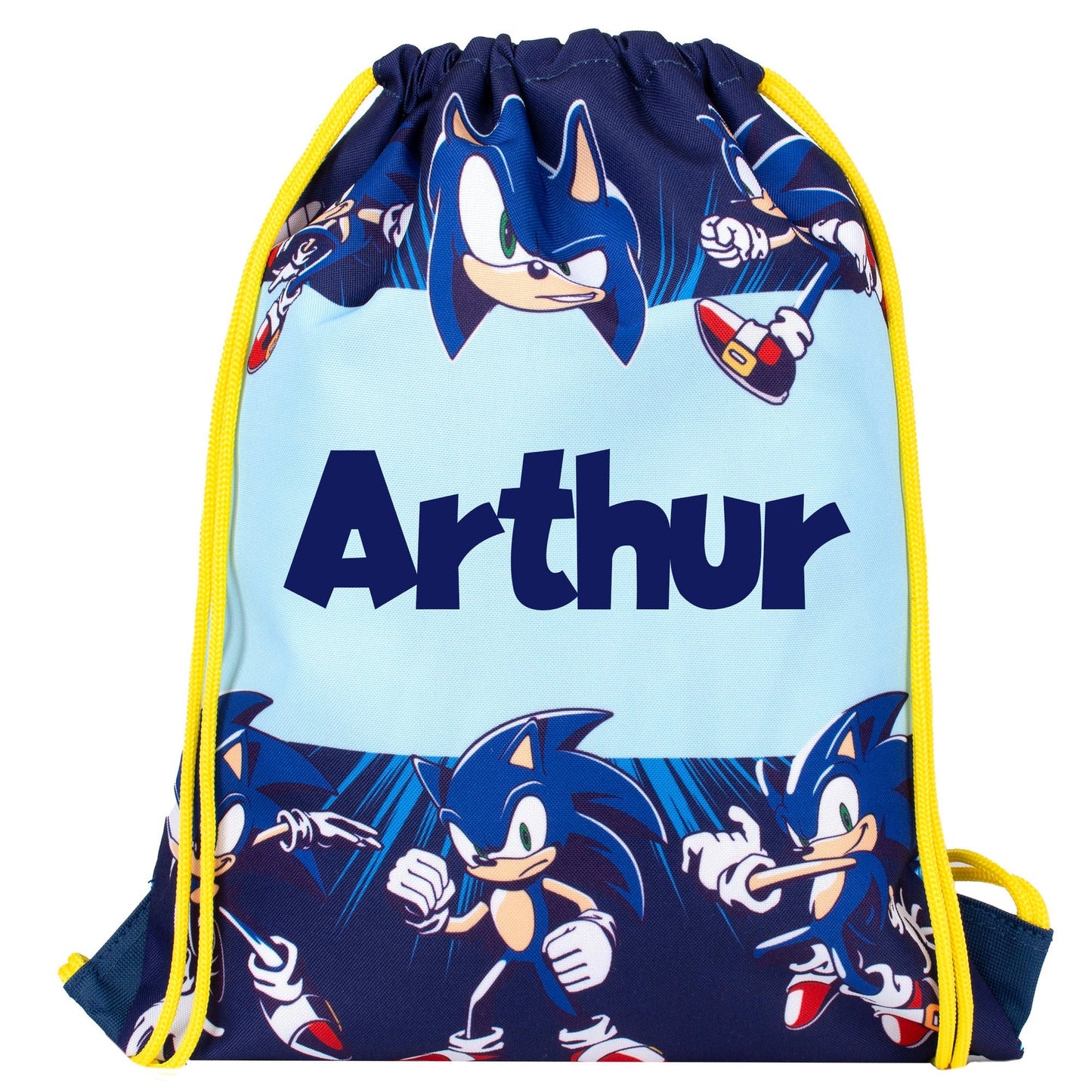 Sac à cordon – Official Sonic the Hedgehog PE sac à cordon, with your child's full name.