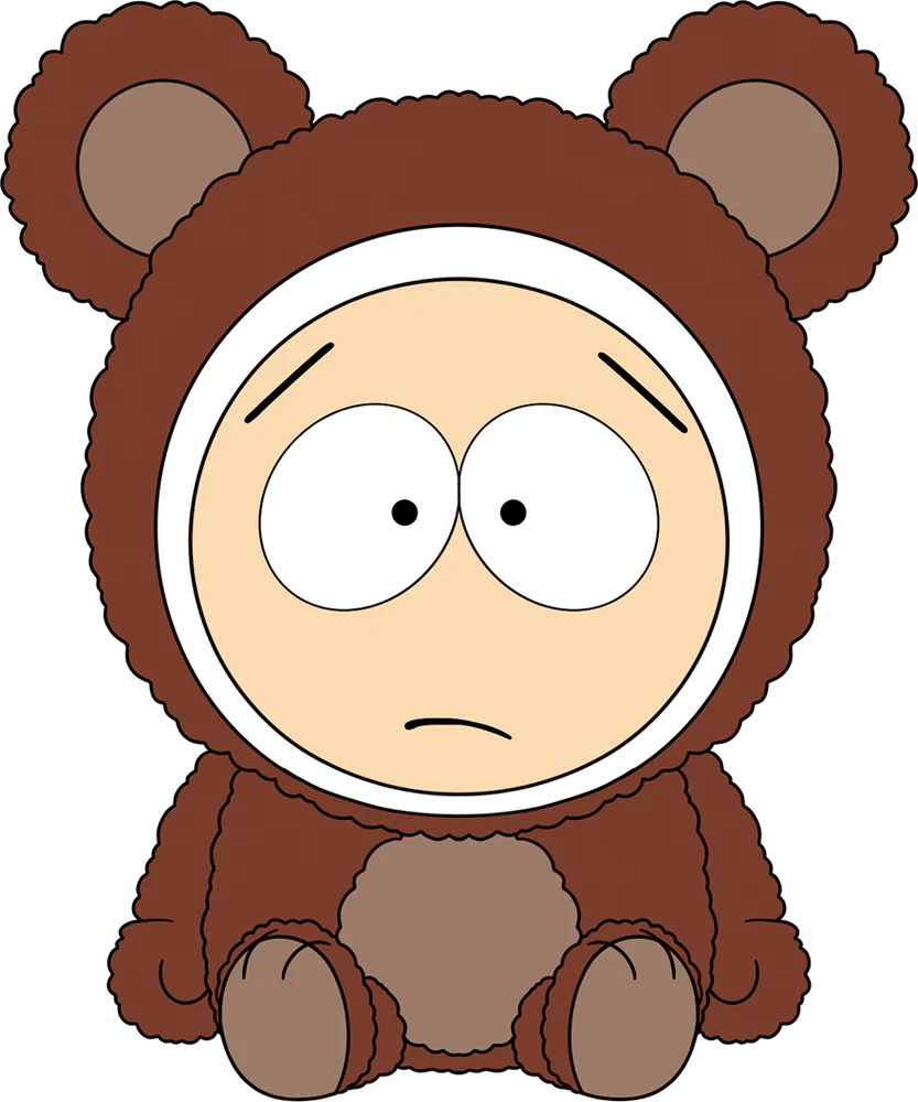 Peluche Butters the Bear South Park Youtooz Mr. Biggle