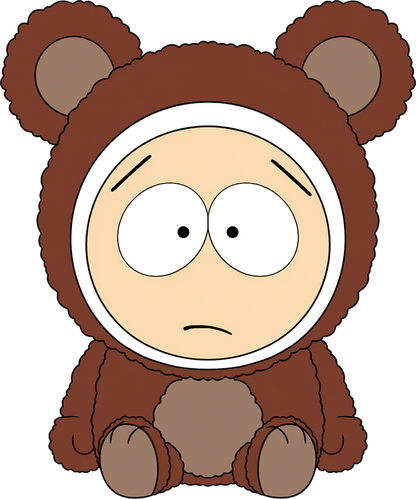 Peluche Butters the Bear South Park Youtooz Mr. Biggle