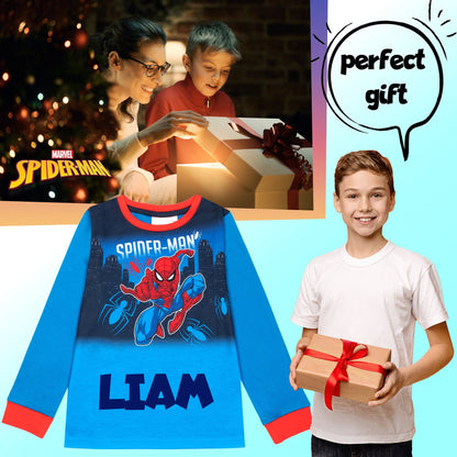 Pyjama – Marvel Spider-Man Christmas -bleu