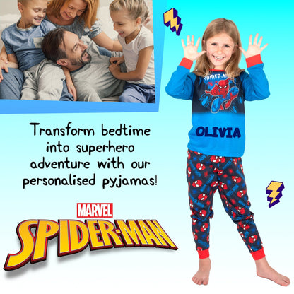 Pyjama – Marvel Spider-Man Christmas -bleu