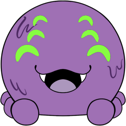Spider Slimecicle Stickie (6in)