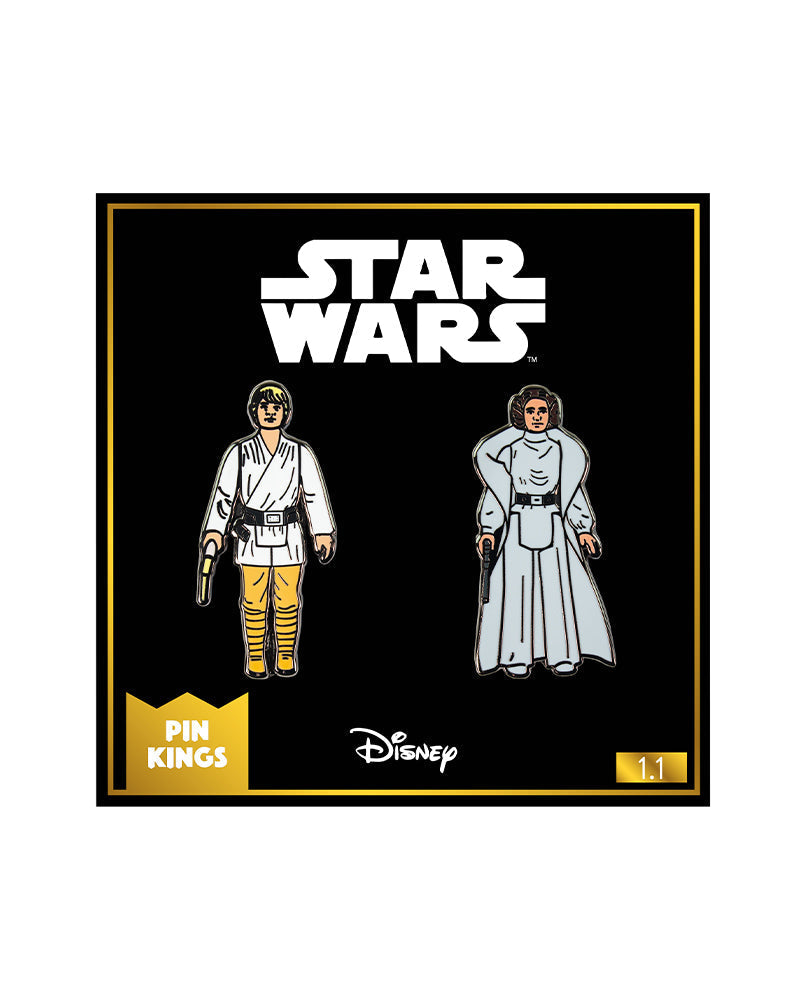 Pin's Star Wars Set 1.1 - Luke Skywalker and Princess Leia