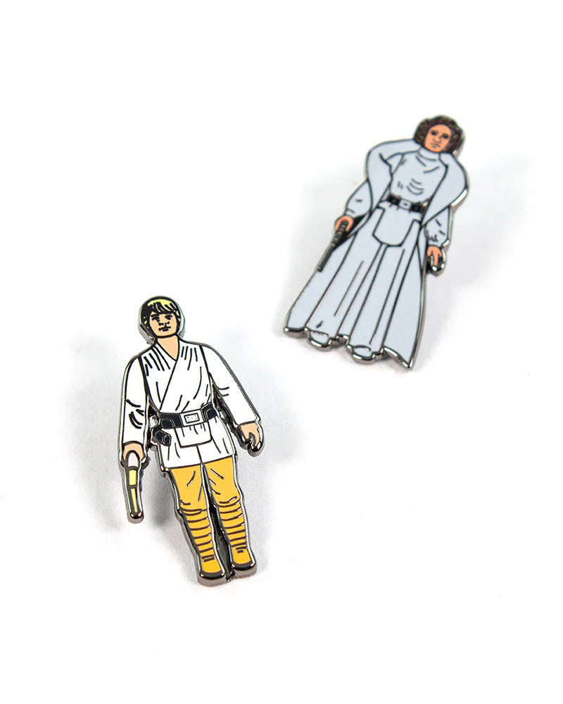 Pin's Star Wars Set 1.1 - Luke Skywalker et Princesse Leia
