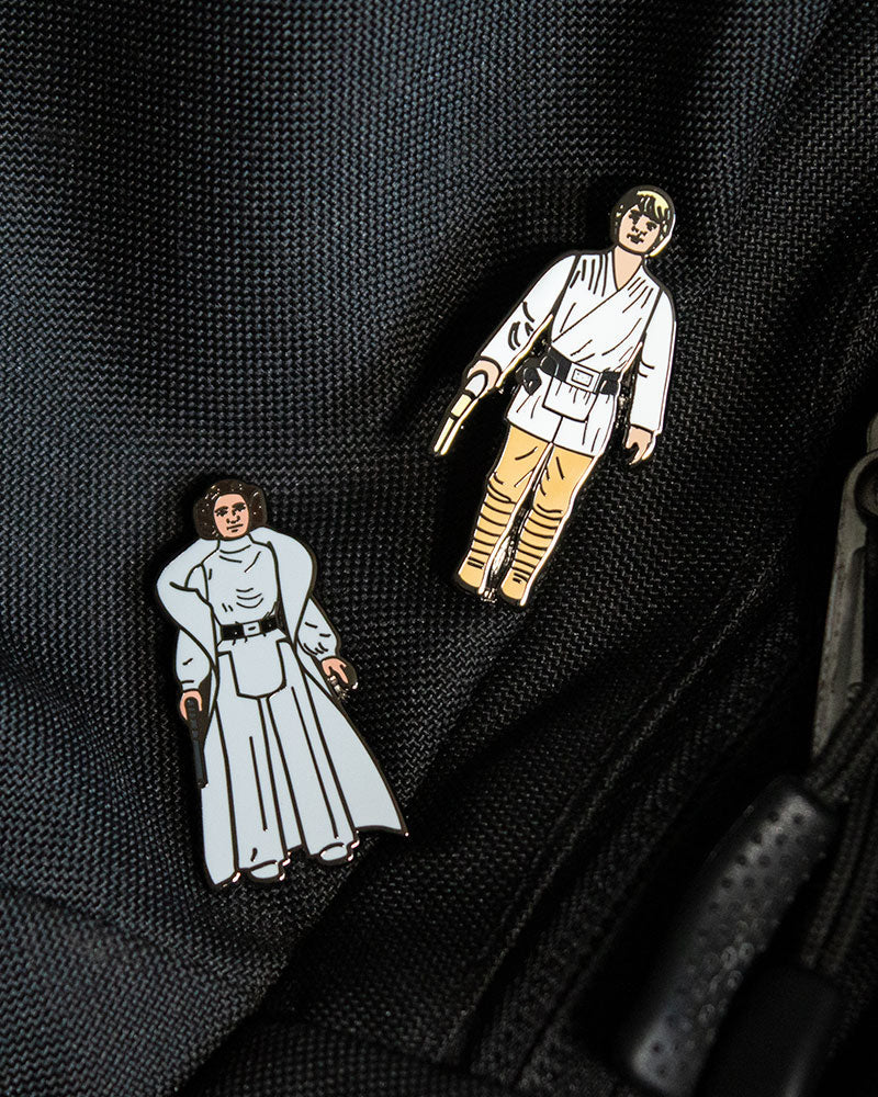 Pin's Star Wars Set 1.1 - Luke Skywalker et Princesse Leia