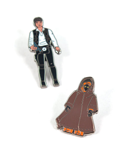 Star Wars Pin Set Set 1.5 - Han Solo and Jawa