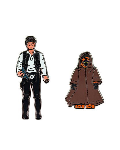 Star Wars Pin Set Set 1.5 - Han Solo and Jawa