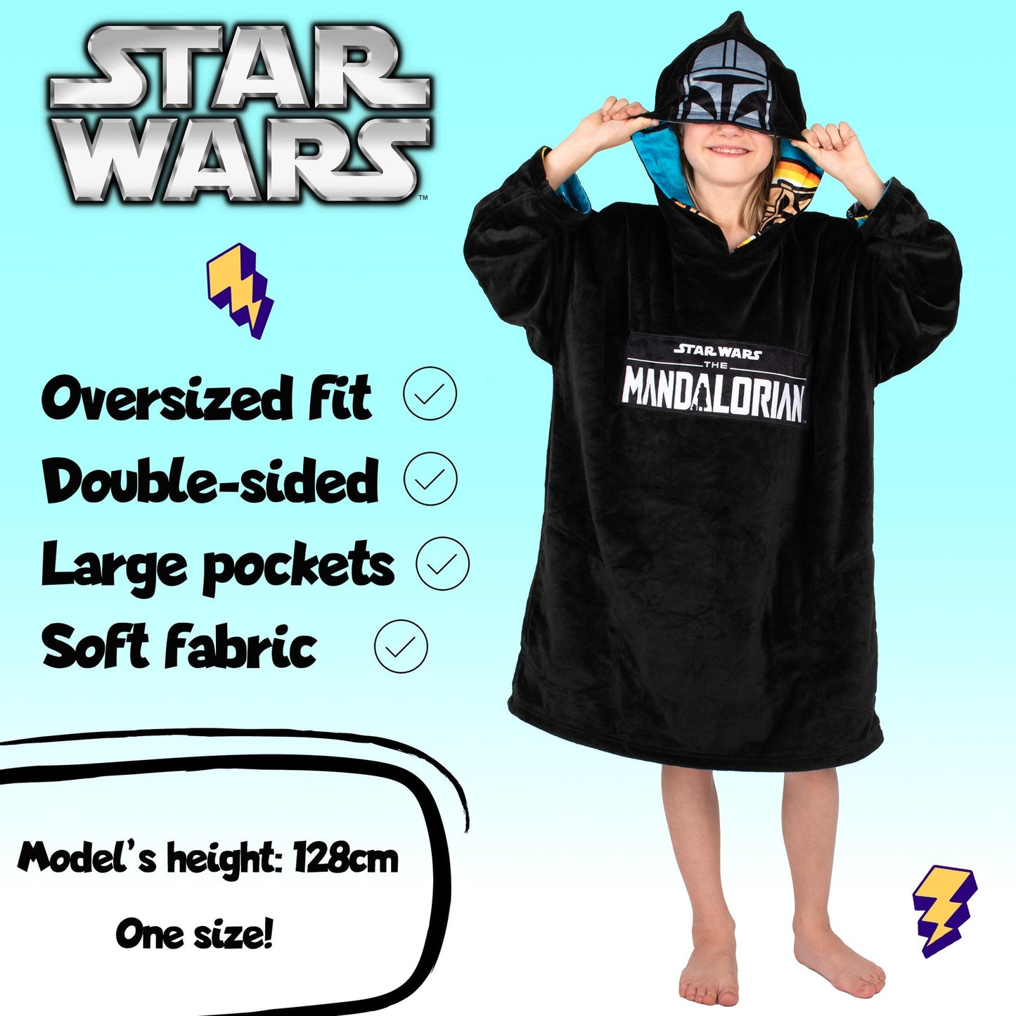 Sweat plaid oversize – Star Wars Mandalorian Oversized Blanket