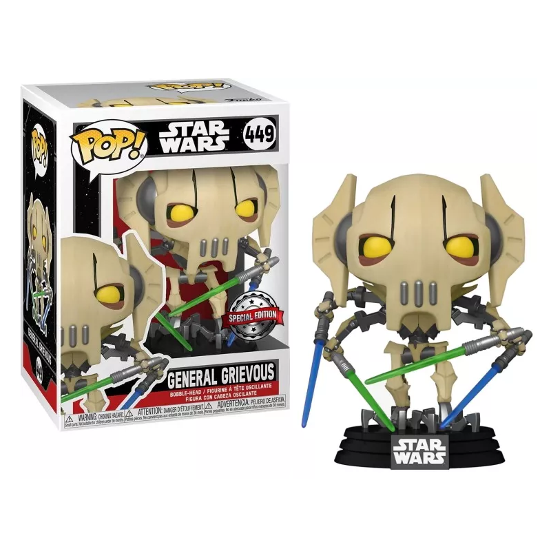 Pop! Général Grievous avec Sabres Laser