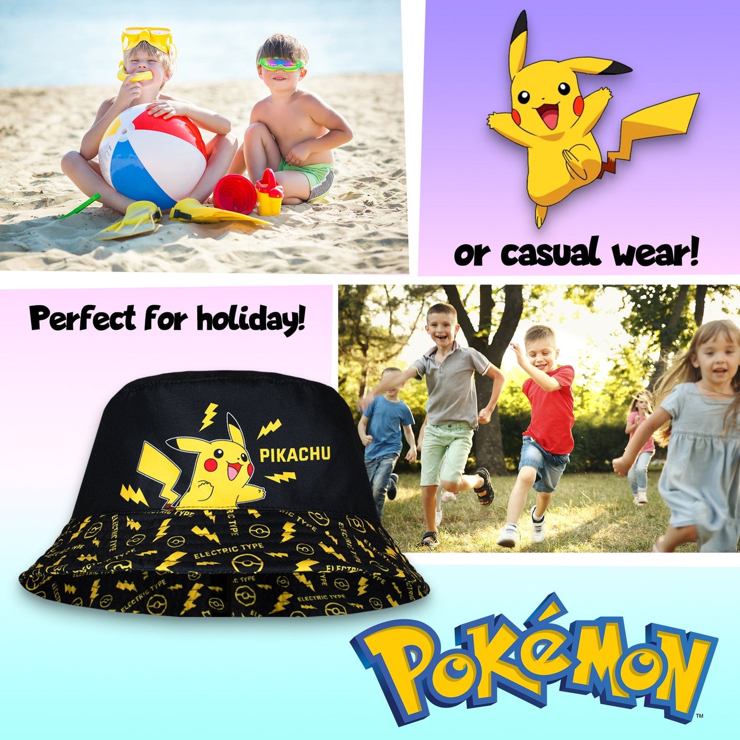 Casquette enfant – Pikachu Bucket Hat